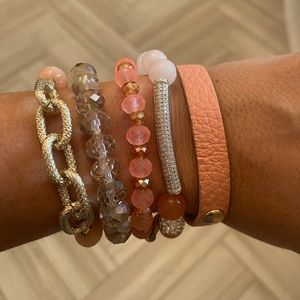 5 Erimish coral matching bracelets